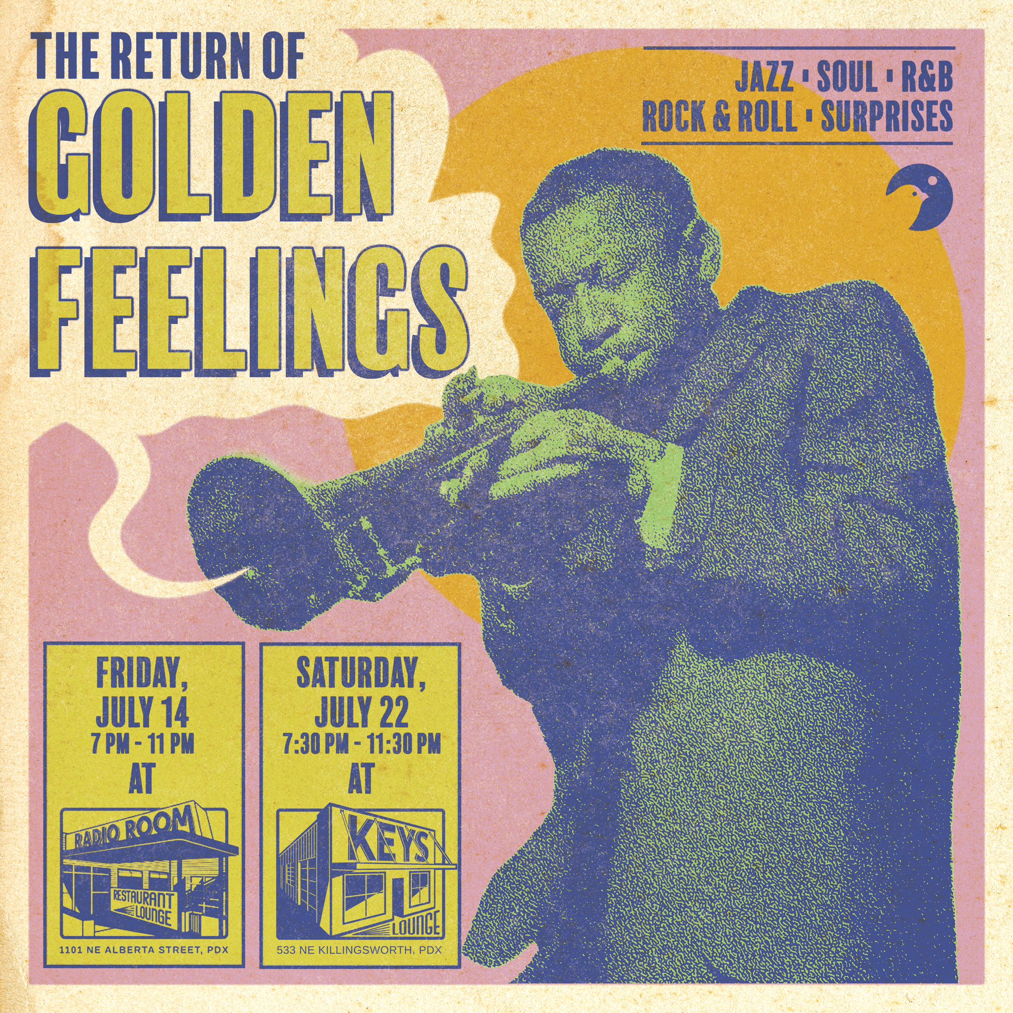 Golden Feelings Dj Set at Keys Lounge and Radio Room (Portland, OR)