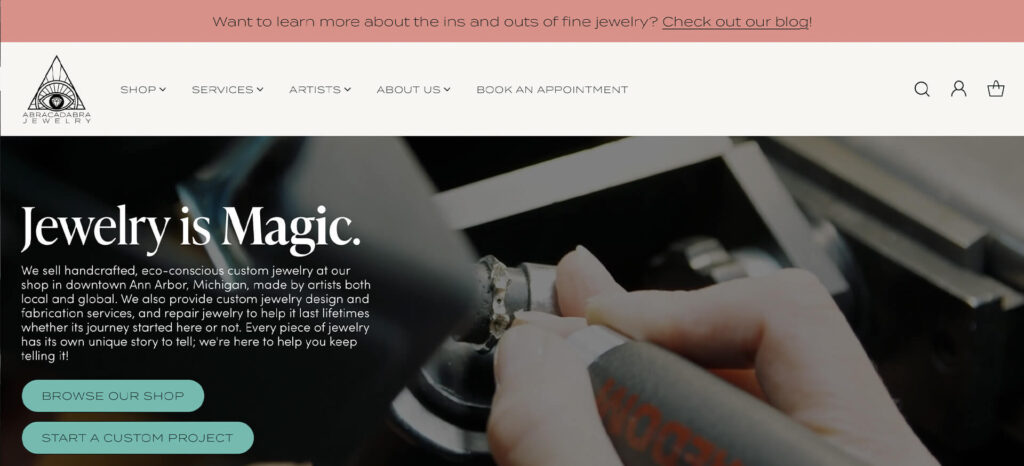 homepage for abragem.com